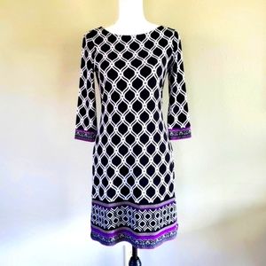 WHBM Multicolored/Pattern Dress - Size XS (NWOT)